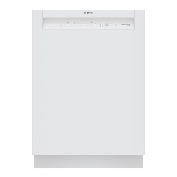 Bosch 100 Series 24" Front Control BuiltIn Dishwasher with Hybrid Tub